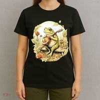 Frog Playing Banjo On Log T-Shirt thumb 4