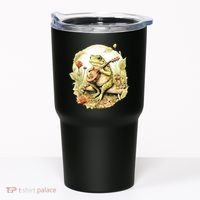 Frog Playing Banjo On Log Tumbler thumb 0