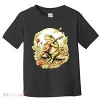 Frog Playing Banjo On Log Toddler T-Shirt thumb 0