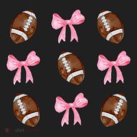 Football Pink Bow Festive Sport Lover Beanie thumb 2