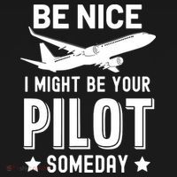 Funny Pilot Be Nice I Might Be Your Pilot Someday Aviation Women's Tank Top thumb 5