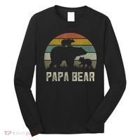  Funny Papa Bear Shirts, Cub 2 kid Fathers Day Grandpa Long Sleeve Shirt thumb 0