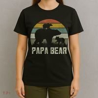  Funny Papa Bear Shirts, Cub 2 kid Fathers Day Grandpa T-Shirt thumb 4