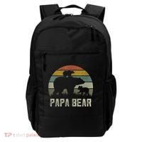  Funny Papa Bear Shirts, Cub 2 kid Fathers Day Grandpa Backpack thumb 0