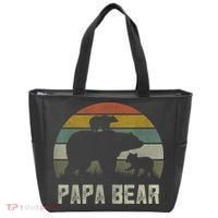  Funny Papa Bear Shirts, Cub 2 kid Fathers Day Grandpa Tote Bag thumb 0