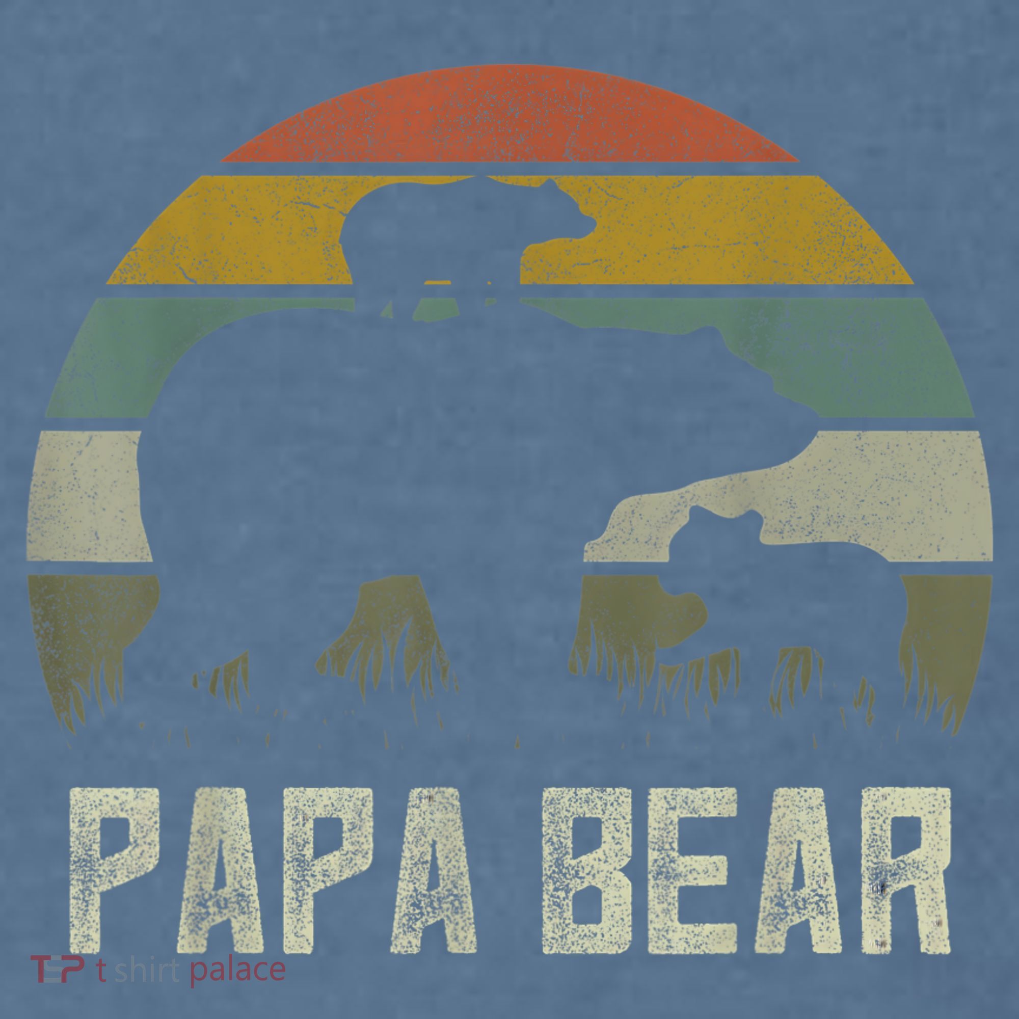 Funny Papa Bear Shirts, Cub 2 kid Fathers Day Grandpa Comfort Colors Garment-Dyed Hooded Sweatshirt
