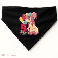Fifth Pony Birthday USA-Made Doggie Bandana thumb 0
