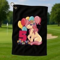 Fifth Pony Birthday Golf Towel thumb 1