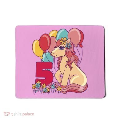 Fifth Pony Birthday Mousepad