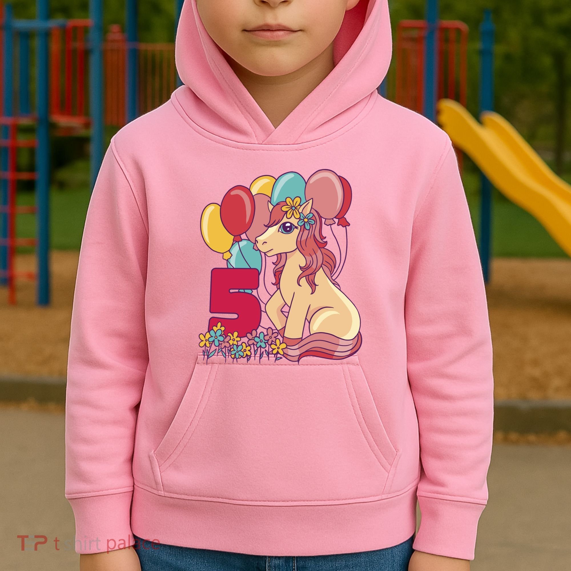 Fifth Pony Birthday Kids Hoodie