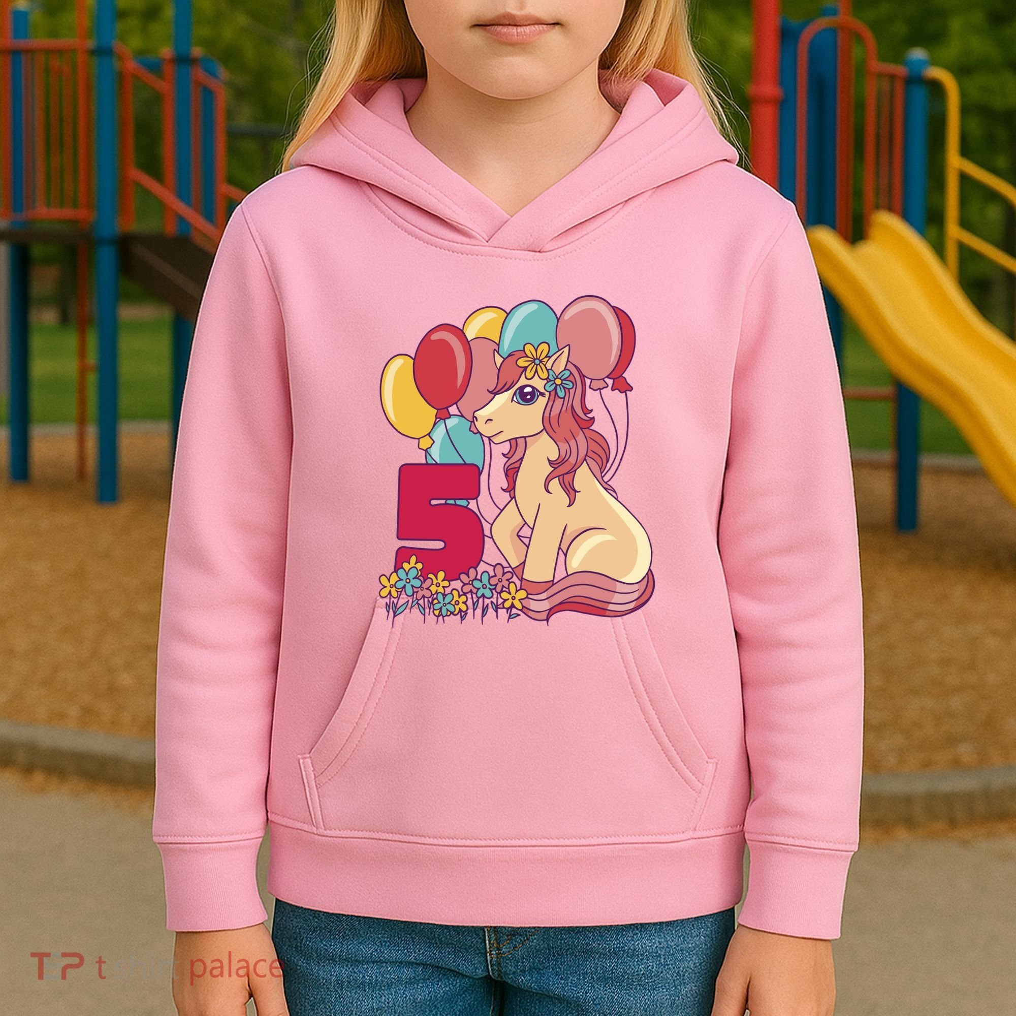 Fifth Pony Birthday Kids Hoodie
