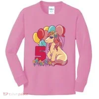 Fifth Pony Birthday Kids Long Sleeve Shirt thumb 0