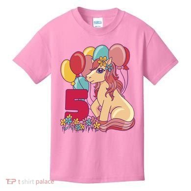 Fifth Pony Birthday Kids T-Shirt
