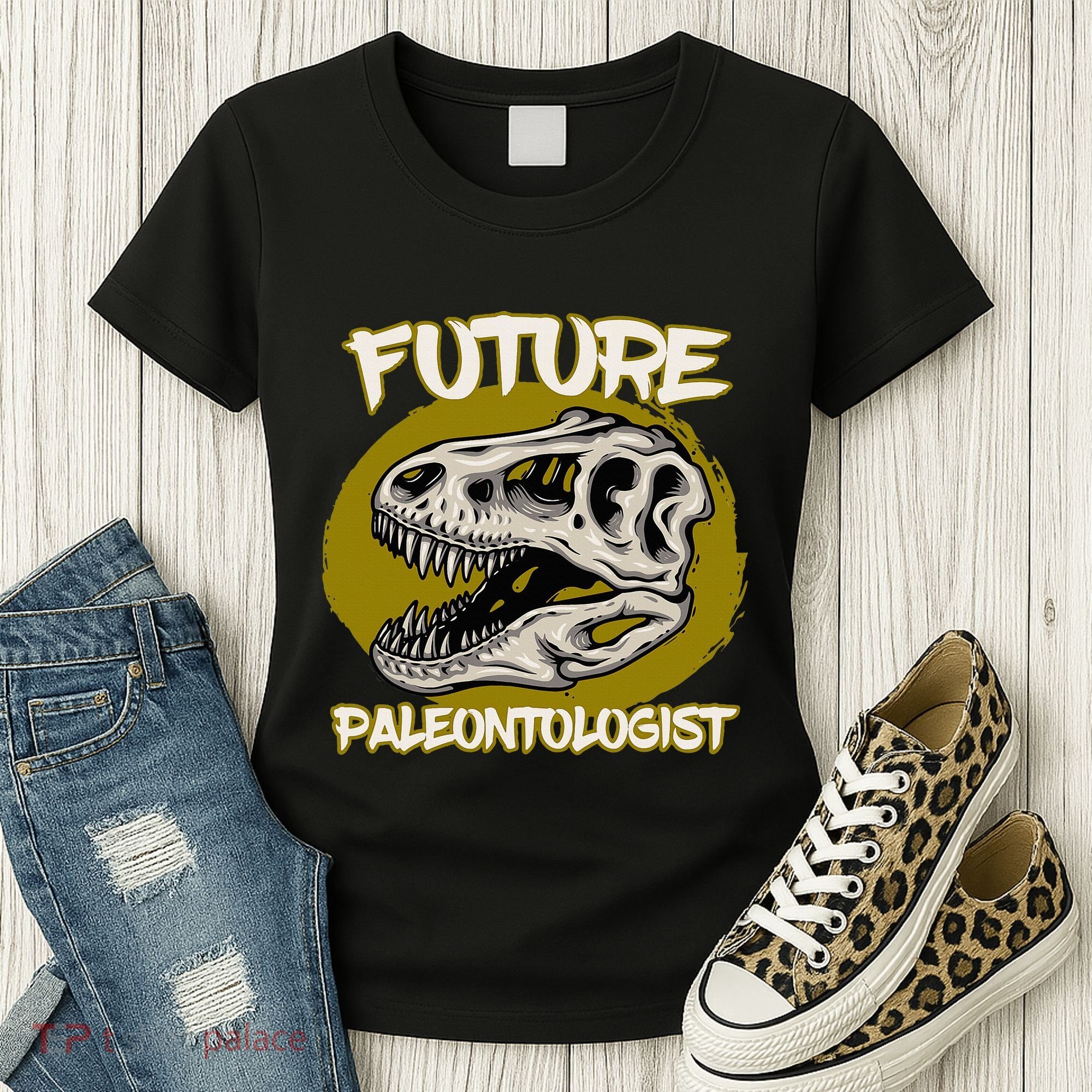 Future Paleontologist Cute Gifts Dino Explorer Women's T-Shirt