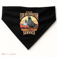 Funny Pigeon Car Decoration Service USA-Made Doggie Bandana thumb 0