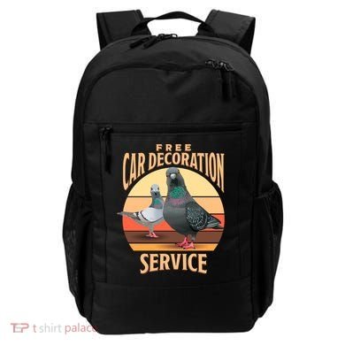 Funny Pigeon Car Decoration Service Backpack