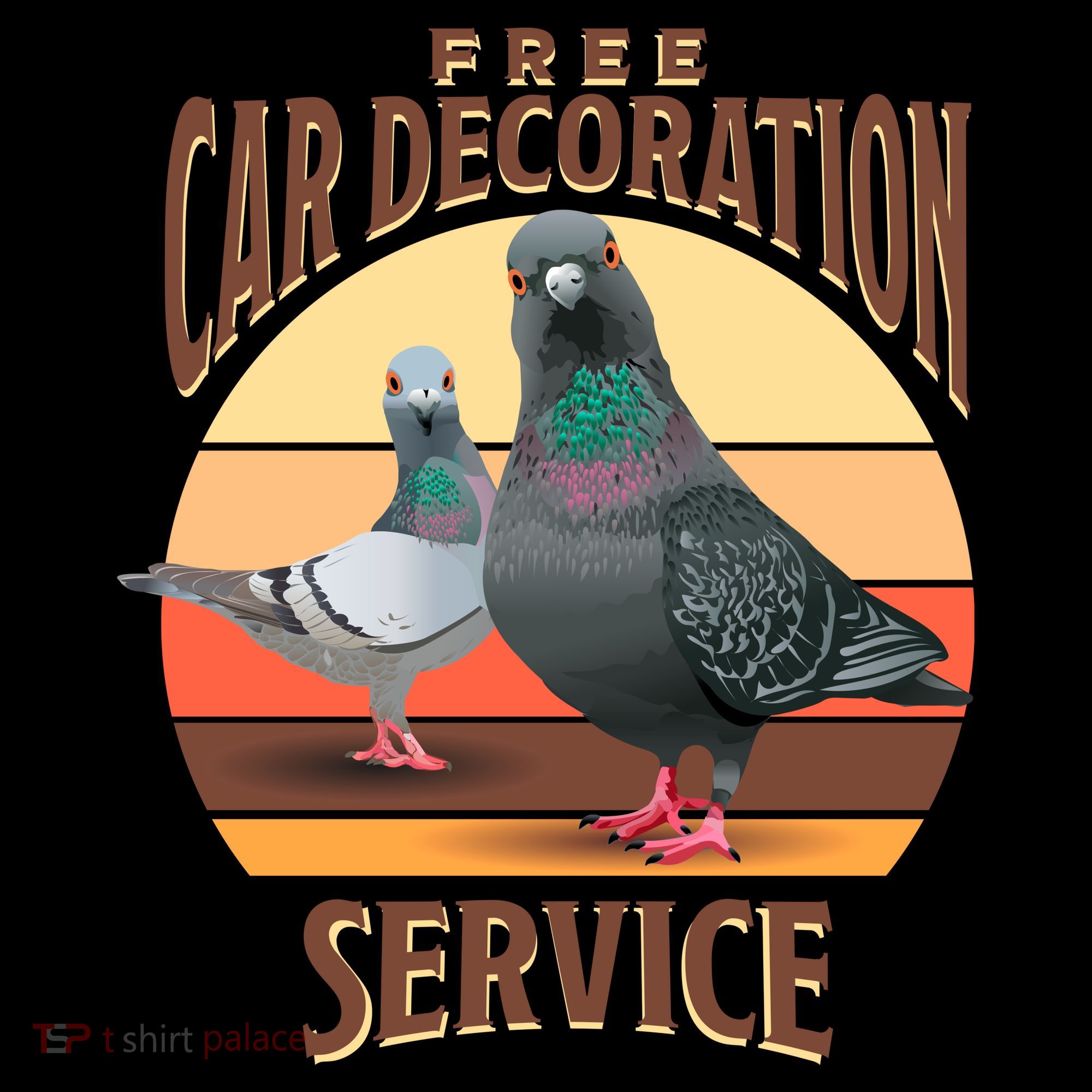 Funny Pigeon Car Decoration Service Coffee Mug