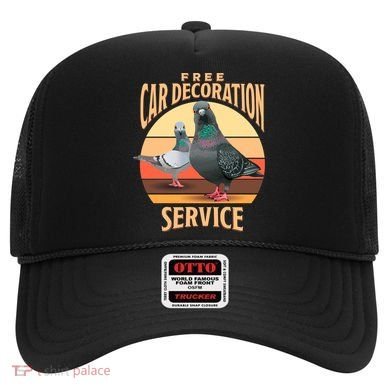 Funny Pigeon Car Decoration Service Hat