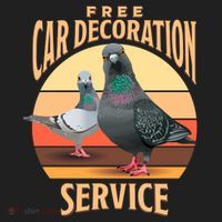 Funny Pigeon Car Decoration Service Hat thumb 2