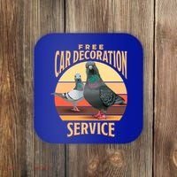 Funny Pigeon Car Decoration Service Coaster thumb 0