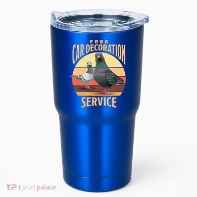 Funny Pigeon Car Decoration Service Tumbler