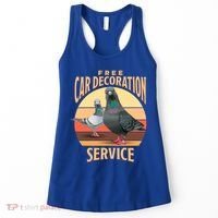 Funny Pigeon Car Decoration Service Women's Tank Top thumb 0