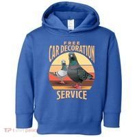 Funny Pigeon Car Decoration Service Toddler Hoodie thumb 0