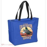 Funny Pigeon Car Decoration Service Tote Bag thumb 2