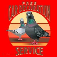Funny Pigeon Car Decoration Service Santa Hat thumb 1