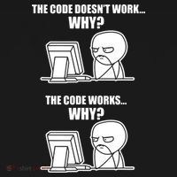 Funny Programmer Code Works Why Meme Tee Sweatshirt thumb 3