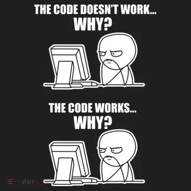 Funny Programmer Code Works Why Meme Tee Modern Backpack