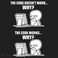 Funny Programmer Code Works Why Meme Tee Beanie thumb 2