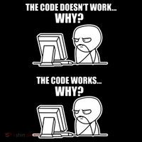 Funny Programmer Code Works Why Meme Tee Coaster thumb 2
