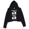 Funny Programmer Code Works Why Meme Tee Crop Fleece Hoodie
