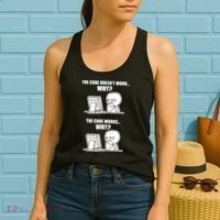 Funny Programmer Code Works Why Meme Tee Women's Tank Top thumb 2