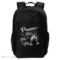 Funny Presecco Christmas Vacation Retro Prosec Ho Ho Ho Backpack thumb 0