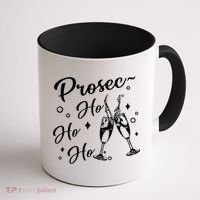 Funny Presecco Christmas Vacation Retro Prosec Ho Ho Ho Coffee Mug thumb 1