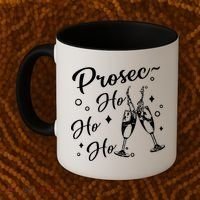 Funny Presecco Christmas Vacation Retro Prosec Ho Ho Ho Coffee Mug thumb 2