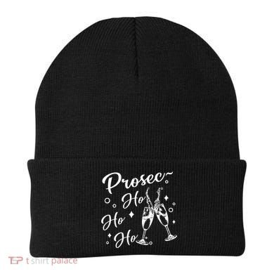 Funny Presecco Christmas Vacation Retro Prosec Ho Ho Ho Beanie