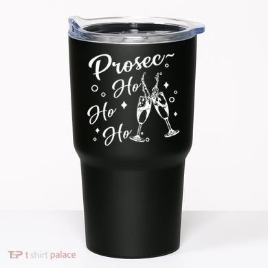 Funny Presecco Christmas Vacation Retro Prosec Ho Ho Ho Tumbler