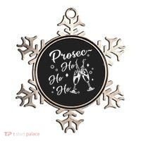Funny Presecco Christmas Vacation Retro Prosec Ho Ho Ho Ornament thumb 0