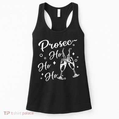 Funny Presecco Christmas Vacation Retro Prosec Ho Ho Ho Women's Tank Top