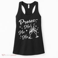 Funny Presecco Christmas Vacation Retro Prosec Ho Ho Ho Women's Tank Top thumb 0