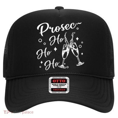 Funny Presecco Christmas Vacation Retro Prosec Ho Ho Ho Hat