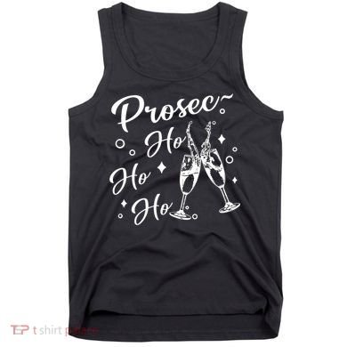 Funny Presecco Christmas Vacation Retro Prosec Ho Ho Ho Tank Top