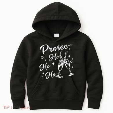 Funny Presecco Christmas Vacation Retro Prosec Ho Ho Ho Kids Hoodie