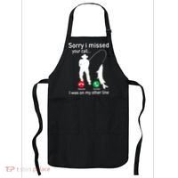 Fishing Phone Call With Fishing Line Funny Fish Fisherman Apron thumb 0