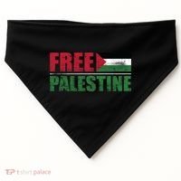 Free Palestine Cute Gift USA-Made Doggie Bandana thumb 0