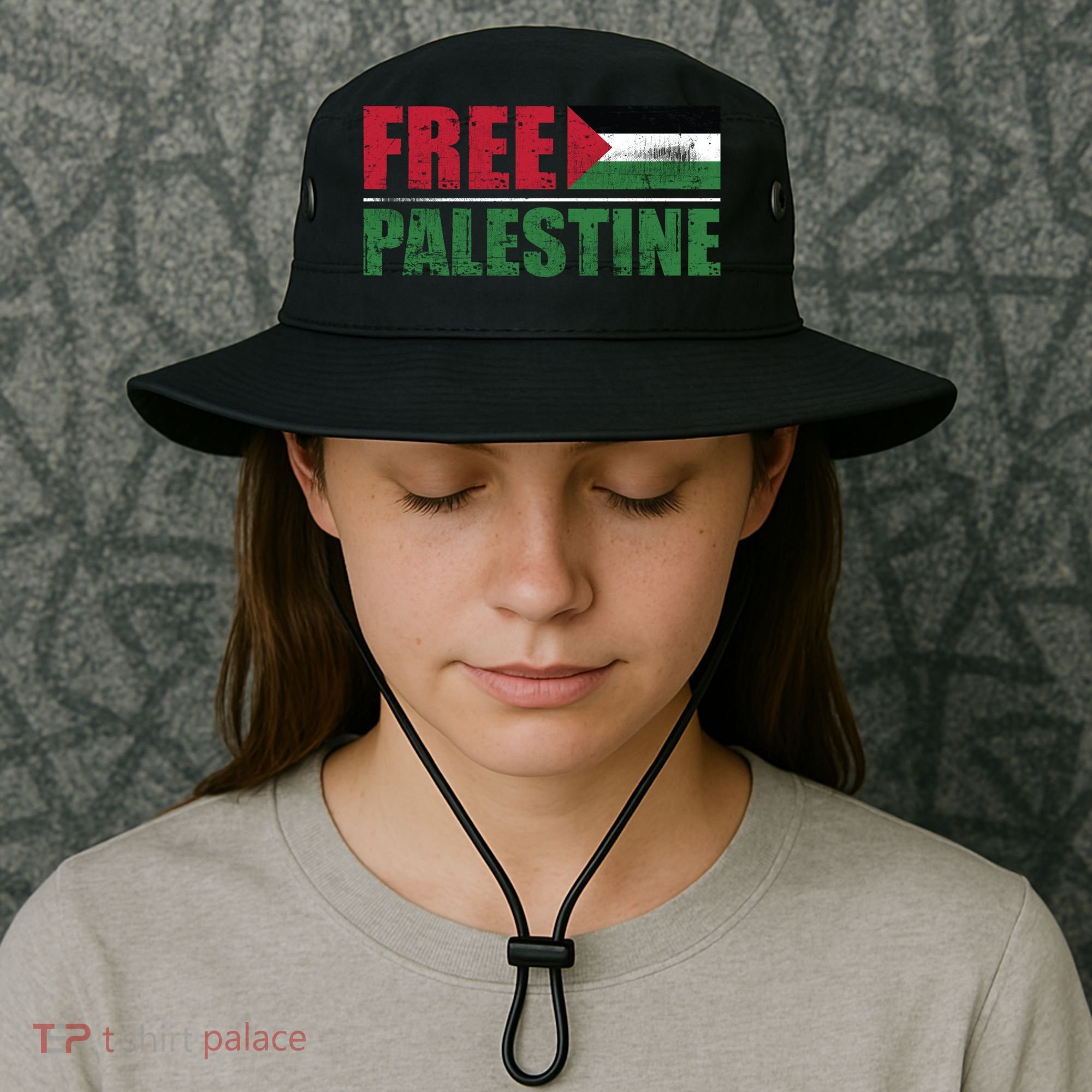 Free Palestine Cute Gift Bucket Hat
