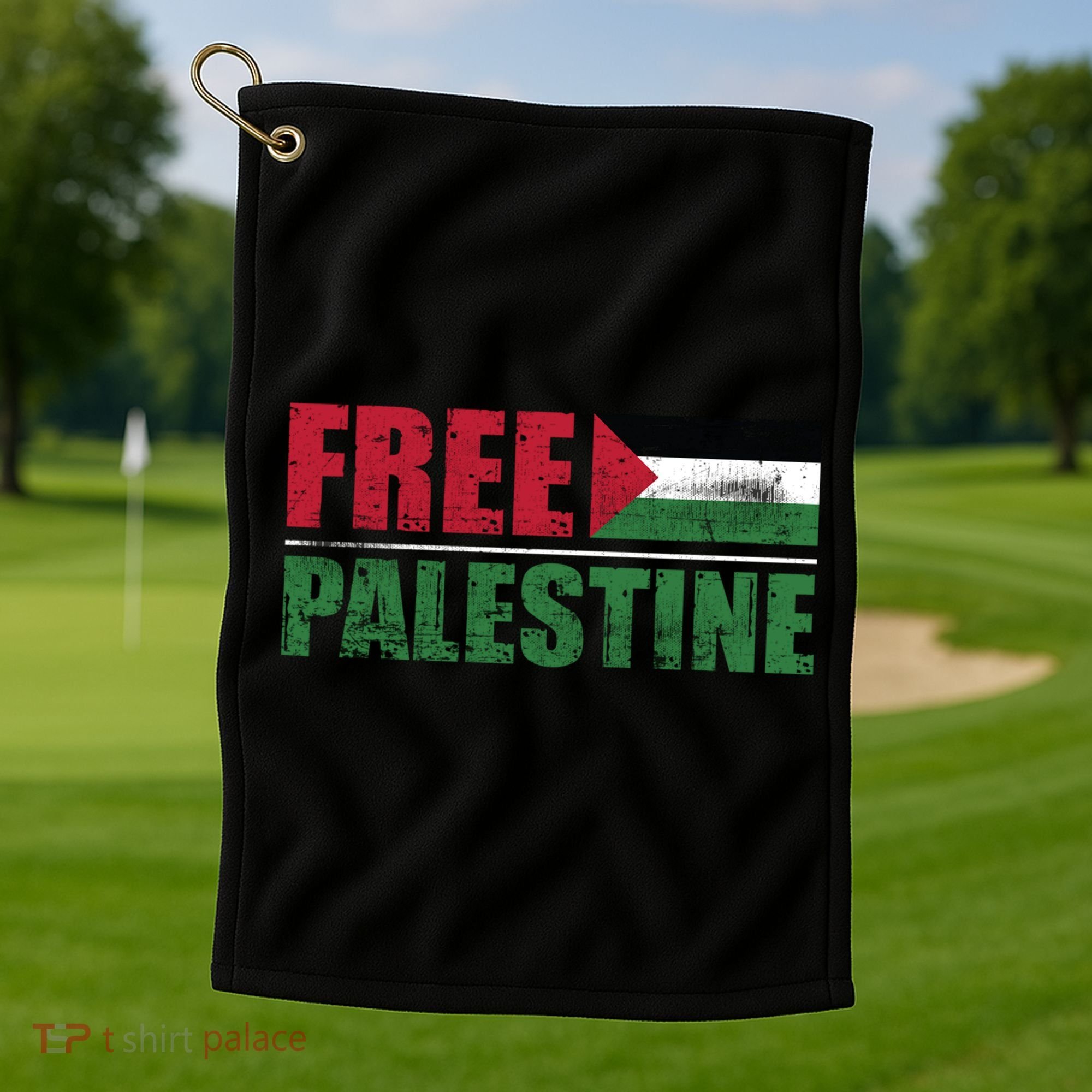 Free Palestine Cute Gift Golf Towel
